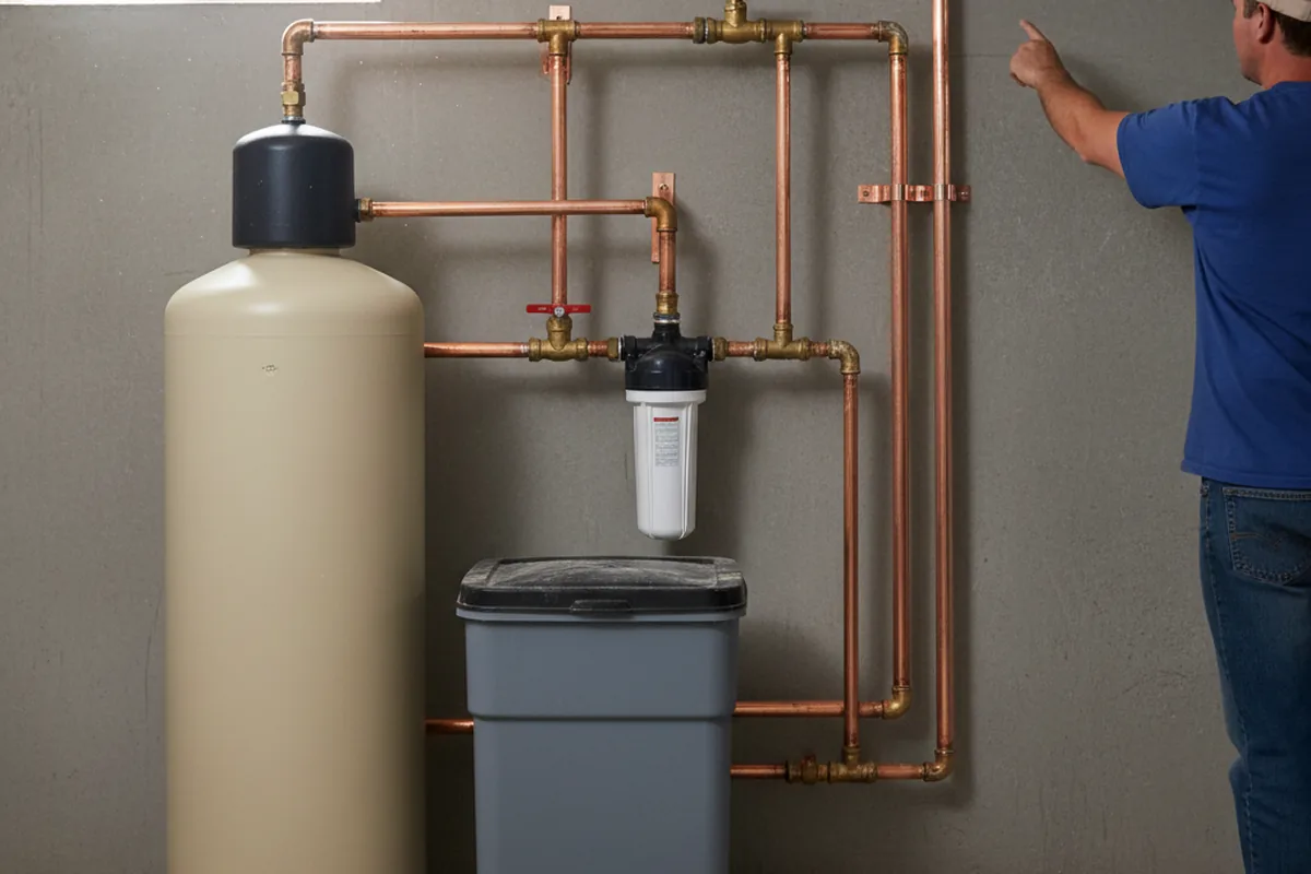 Whole-house water treatment system installed in Huntley
